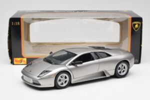 Lamborghini Murcielago Silver Maisto 1:18 7450257 Diecast - image 8 of 8