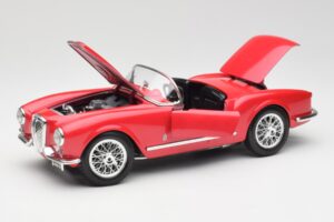 Lancia Aurelia B24 Spider Red Bburago 1:18 3010 Diecast - image 2 of 8
