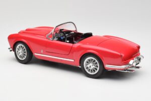 Lancia Aurelia B24 Spider Red Bburago 1:18 3010 Diecast - image 7 of 8