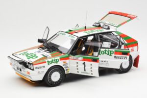 Lancia Delta HF 4WD #1 D. Cerrato Totip Rally Targa Florio 1987 Kyosho 1:18 08960C Diecast - image 2 of 8