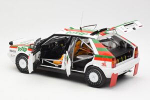 Lancia Delta HF 4WD #1 D. Cerrato Totip Rally Targa Florio 1987 Kyosho 1:18 08960C Diecast - image 5 of 8