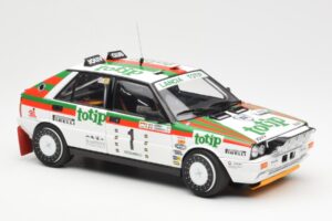 Lancia Delta HF 4WD #1 D. Cerrato Totip Rally Targa Florio 1987 Kyosho 1:18 08960C Diecast - image 6 of 8