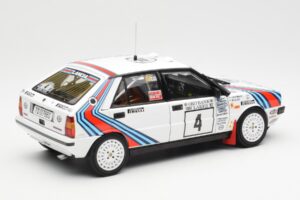 Lancia Delta HF 4WD #4 M. Alen / I. Kivimaki Martini Rally 1000 Lakes 1987 Kyosho 1:18 08960B Diecast - image 3 of 8