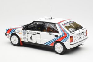 Lancia Delta HF 4WD #4 M. Alen / I. Kivimaki Martini Rally 1000 Lakes 1987 Kyosho 1:18 08960B Diecast - image 7 of 8