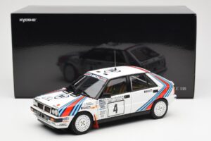 Lancia Delta HF 4WD #4 M. Alen / I. Kivimaki Martini Rally 1000 Lakes 1987 Kyosho 1:18 08960B Diecast - image 8 of 8