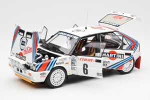 Lancia Delta HF 4WD #6 M. Biasion / T. Siviero Martini Rally Monte Carlo 1987 Kyosho 1:18 08960A Diecast - image 2 of 8
