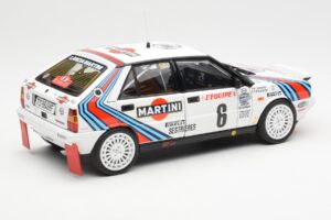 Lancia Delta HF 4WD #6 M. Biasion / T. Siviero Martini Rally Monte Carlo 1987 Kyosho 1:18 08960A Diecast - image 3 of 8