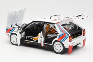 Lancia Delta HF 4WD #6 M. Biasion / T. Siviero Martini Rally Monte Carlo 1987 Kyosho 1:18 08960A Diecast - image 5 of 8