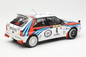 Lancia Delta HF Integrale Evo Martini #4 D. Auriol / B. Occelli Winner Rally Monte Carlo 1992 Kyosho 1:18 08348A Diecast - image 3 of 8