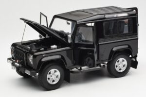 Land Rover Defender 90 Santorini Black Metallic Kyosho 1:18 08901BK Diecast - image 2 of 8