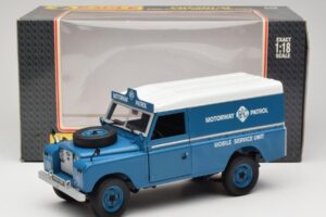Land Rover Series III 109 Soft Top Motorway Patrol Blue Eagles Race 1:18 4403 Diecast - image 8 of 8