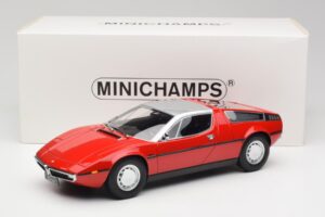 Maserati Bora Red & Silver Minichamps 1:18 107123721 Resin - image 6 of 6