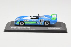Matra Simca MS670B #7 H. Pescarolo / G. Larrousse 24 Hours of Le Mans Winner 1973 Minichamps 1:43 430731111 Diecast