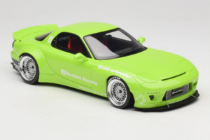 Mazda RX-7 FD Rocket Bunny Pearl Green Otto 1:18 OT1155 Resin - image 4 of 6