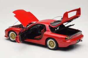 Mazda RX-7 FD Tuned Version Vintage Red AUTOart 1:18 75969 Diecast - image 5 of 8