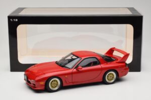 Mazda RX-7 FD Tuned Version Vintage Red AUTOart 1:18 75969 Diecast - image 8 of 8
