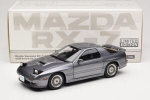 Mazda Savanna RX-7 FC3S Grey Wheelart 1:18 WA180401 Diecast - image 10 of 10