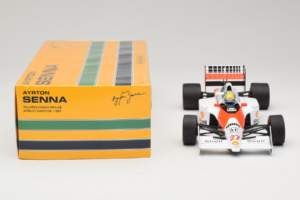 McLaren MP4/5B Honda #27 A. Senna Marlboro McLaren F1 World Champion 1990 Minichamps 1:18 540901827 Diecast - image 6 of 7