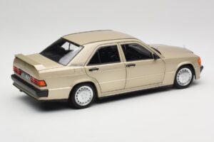 Mercedes 190E W201 2.3-16 Smoke Silver Metallic Norev 1:18 183831 Diecast - image 3 of 8
