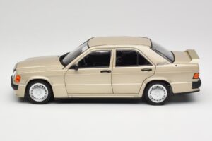 Mercedes 190E W201 2.3-16 Smoke Silver Metallic Norev 1:18 183831 Diecast - image 4 of 8