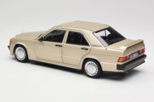 Mercedes 190E W201 2.3-16 Smoke Silver Metallic Norev 1:18 183831 Diecast - image 7 of 8