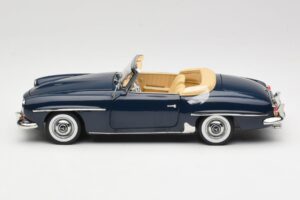 Mercedes 190 SL W121 Middle Blue Norev 1:18 183403 Diecast - image 4 of 8