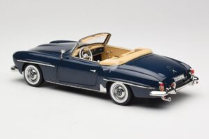 Mercedes 190 SL W121 Middle Blue Norev 1:18 183403 Diecast - image 7 of 8