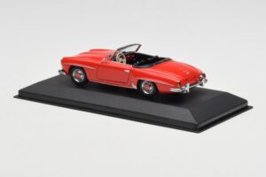 Mercedes 190 SL W121 Red Minichamps 1:43 940033131 Diecast - image 3 of 4