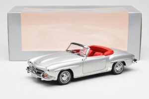 Mercedes 190 SL W121 Silver Norev 1:18 B660640604 Diecast - image 8 of 8