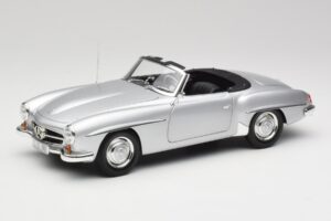 Mercedes 190 SL W121 Silver Grey Minichamps 1:18 100037031 Diecast