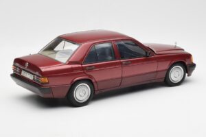 Mercedes 190E W201 2.0 Red Dealer Edition AUTOart 1:18 B66040383 Diecast - image 3 of 8