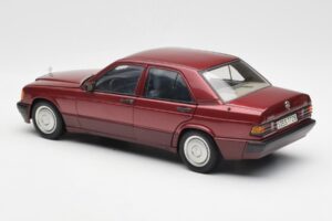 Mercedes 190E W201 2.0 Red Dealer Edition AUTOart 1:18 B66040383 Diecast - image 7 of 8