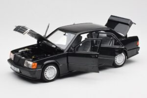 Mercedes 190E 2.3-16 W201 Black Dealer Edition Norev 1:18 B66040663 Diecast - image 2 of 8