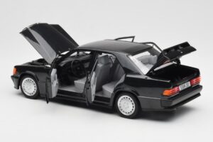 Mercedes 190E 2.3-16 W201 Black Dealer Edition Norev 1:18 B66040663 Diecast - image 5 of 8