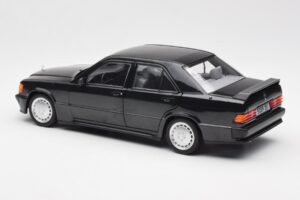 Mercedes 190E 2.3-16 W201 Black Dealer Edition Norev 1:18 B66040663 Diecast - image 7 of 8