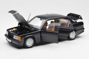 Mercedes 190E 2.3-16 W201 Blue Black Metallic AUTOart 1:18 76122 Diecast - image 2 of 8