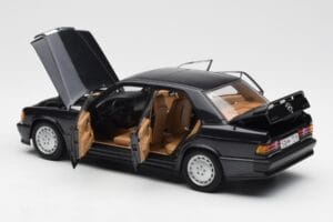 Mercedes 190E 2.3-16 W201 Blue Black Metallic AUTOart 1:18 76122 Diecast - image 5 of 8