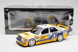 Mercedes 190E 2.5-16 EVO 1 W201 Team MS-Jet #5 M. Reuter DTM 1989 Minichamps 1:18 155893605 Diecast - image 6 of 6