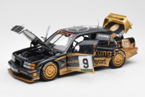 Mercedes 190E 2.5-16 Evo II #9 K. Ludwig Macau GP 3rd Place 1991 AUTOart 1:18 89135 Diecast - image 2 of 8