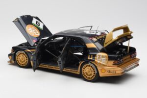 Mercedes 190E 2.5-16 Evo II #9 K. Ludwig Macau GP 3rd Place 1991 AUTOart 1:18 89135 Diecast - image 5 of 8