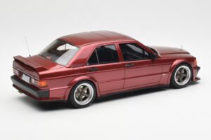 Mercedes 190E 2.5-16 W201 RAUH-Welt Republik Red Otto 1:18 OT1083 Resin - image 2 of 6