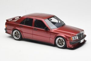 Mercedes 190E 2.5-16 W201 RAUH-Welt Republik Red Otto 1:18 OT1083 Resin - image 4 of 6
