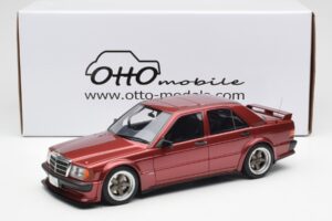 Mercedes 190E 2.5-16 W201 RAUH-Welt Republik Red Otto 1:18 OT1083 Resin - image 6 of 6