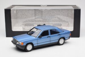 Mercedes 190E W201 Diamond Blue Dealer Edition Norev 1:18 B66040661 Diecast - image 8 of 8
