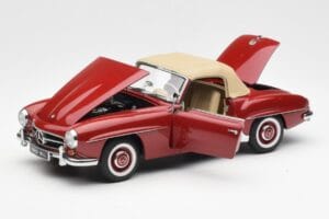 Mercedes 190SL W198 Red AUTOart 1:18 76116 Diecast - image 2 of 8