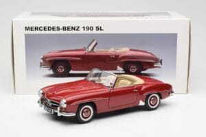 Mercedes 190SL W198 Red AUTOart 1:18 76116 Diecast - image 8 of 8