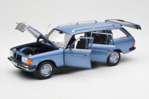 Mercedes 200 S123 T-Model Diamond Blue Dealer Edition Norev 1:18 B66040671 Diecast - image 2 of 8