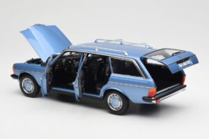 Mercedes 200 S123 T-Model Diamond Blue Dealer Edition Norev 1:18 B66040671 Diecast - image 5 of 8