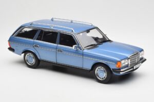 Mercedes 200 S123 T-Model Diamond Blue Dealer Edition Norev 1:18 B66040671 Diecast - image 6 of 8