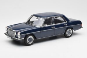 Mercedes 200 W114 Midnight Blue Dealer Edition Norev 1:18 B66040694 Diecast